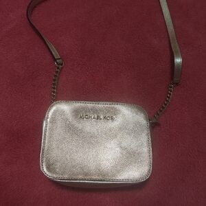 Michael Kors Gold Crossbody Bag